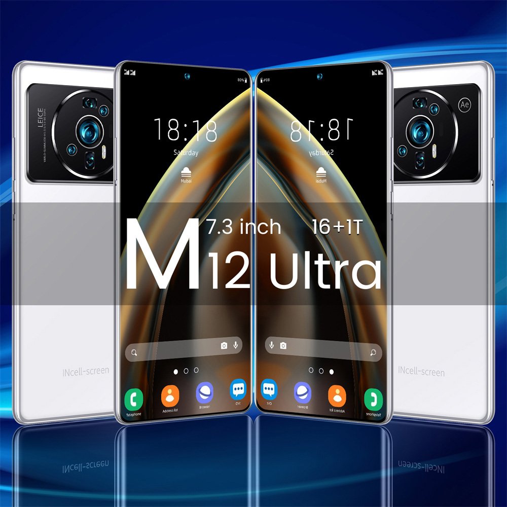2023 NEW M12UITRA 7 3 Inch 16 1TB Tecno Camon 19 Pro Cellphones Poco X4 P 4G Dual SIM Dual Backul Gaming Smartphone